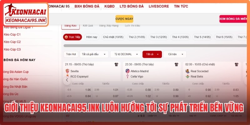 Giới thiệu keonhacai95.ink luôn hướng tới sự phát triển bền vững lâu dài
