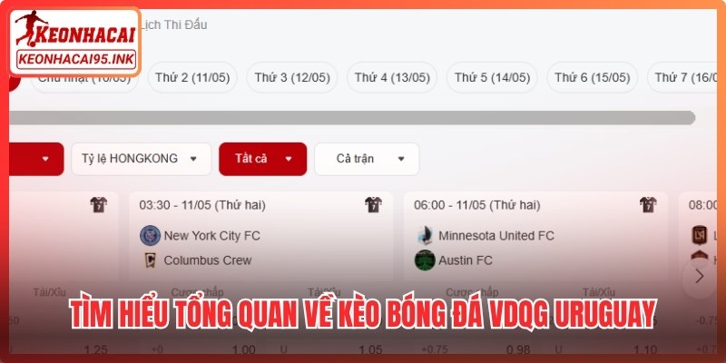 Tìm hiểu tổng quan về kèo bóng đá VDQG Uruguay